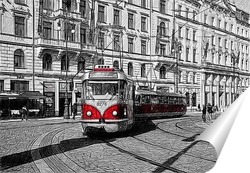   Постер Пражский трамвай