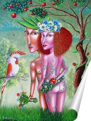   Постер Адам и Ева