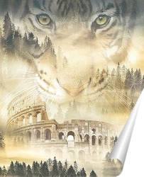   Постер Колизей Древнего Рима