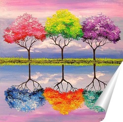   Постер Сказочные деревья