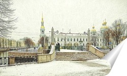  Постер Санкт-Петербург. Красногвардейский мост.