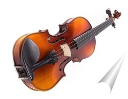   Постер Скрипка на белом фоне