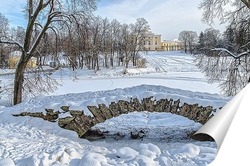  Постер Зима в Павловске.