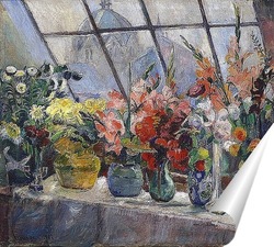  Натюрморт с тюльпанами и фруктами (1927)