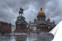   Постер Исаакиевская площадь, Санкт-Петербург