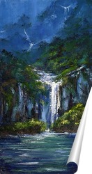   Постер Водопады