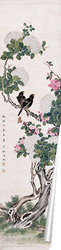   Постер Птицы в настенном свитке