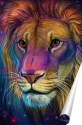   Постер Космический лев