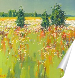   Постер Цветочная поляна