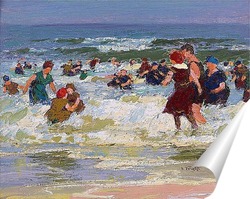   Постер На пляже