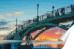  Мост в Царицыно на закате дня