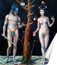   Постер Adam and Eve return!