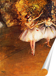   Постер Две танцовщицы на сцене
