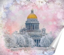   Постер Россия зимой