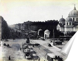 Николай II перед зданием Сената 1911