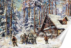  Постер Зимовье, 1930-е