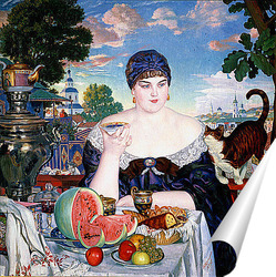   Постер Жена торговца  чаем