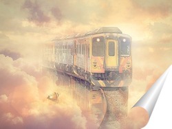   Постер Ретро поезд