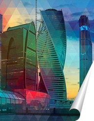   Постер Москва-Сити