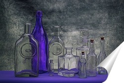  Фиолетовый вихрь вокруг бокала