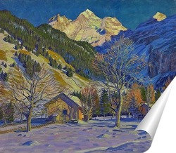   Постер Первый снег в Kandersteg