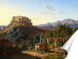  Пейзаж с замком Масса ди Каррара