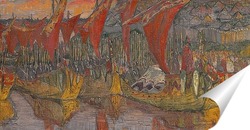   Постер Красные паруса. Поход Владимира на Корсунь. 1900