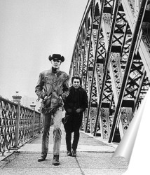   Постер Дастин Хофман и Йон Войт в <Полуночный ковбой>.1969г.