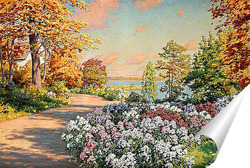   Постер Сад с цветами