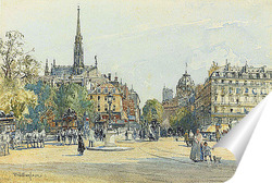   Постер Место Св.Михаила в Париже