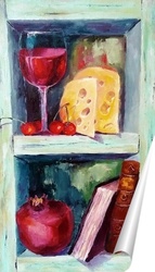   Постер Натюрморт с сыром