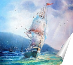   Постер Лазурное море
