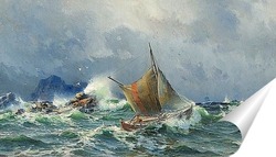   Постер Буря в море