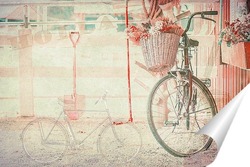   Постер Декорированный велосипед 