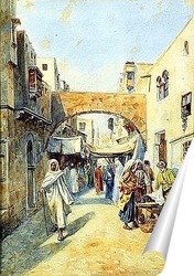   Постер Базар в Марокко