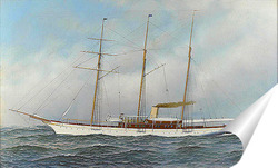   Постер Яхта Султана в море