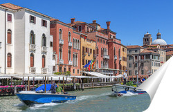  Венеция. Остановка городского транспорта.