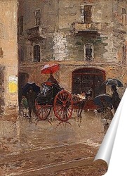   Постер Дождливый день в Милане