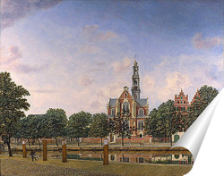   Постер Вид Вестеркерк Амстердам 1660