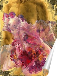   Постер Розовая орхидея