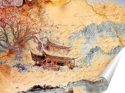   Постер Домик в Тибете
