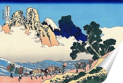   Постер Обратная сторона Фудзи. Вид со стороны реки Минобугава