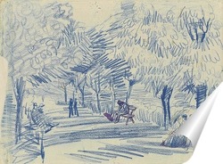   Постер Аллея в парке