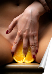   Постер Эротический апельсин