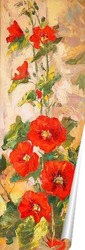   Постер Нина Панюкова Алая мальва