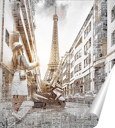   Постер Париж в мечтах