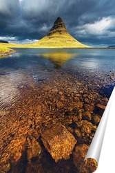   Постер гора в Исландии