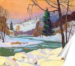   Постер Вдоль реки, 1937