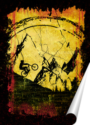   Постер Велосипед и Велосипедисты 