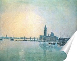  Венеция, из крыльца Мадонны делла Салюте, 1835.